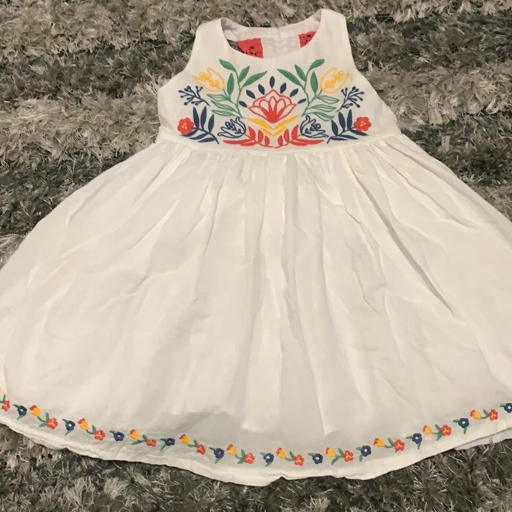 Embroidered Rachel Zoe white Dress